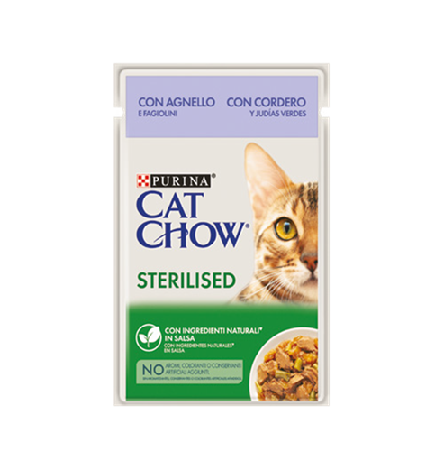 Cat Chow Sterilised Kuzu Etli Kısırlaştırılmış Konserve Kedi Maması 85 Gr